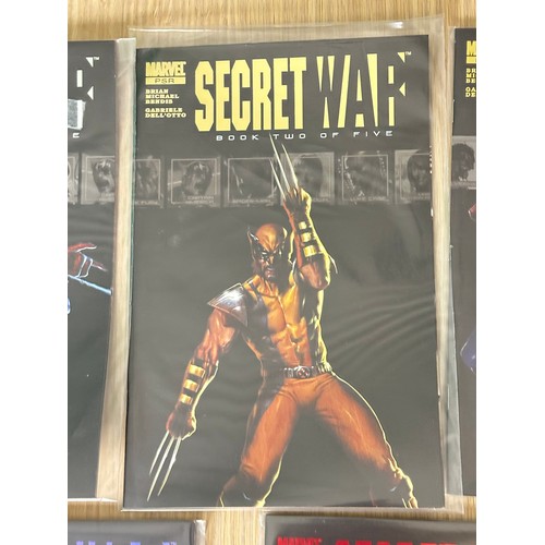 347 - SECRET WAR #1 - 5. Complete Limited Series. Marvel Comics 2004. FN/VFN Condition