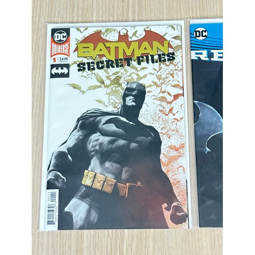 352 - BATMAN: SECRET FILES #1 (2021) + BATMAN REBIRTH #1 (2016). Both NM Condition. DC Comics