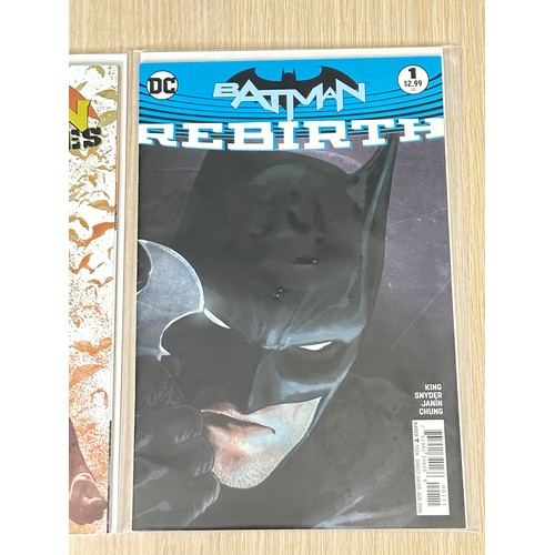 352 - BATMAN: SECRET FILES #1 (2021) + BATMAN REBIRTH #1 (2016). Both NM Condition. DC Comics