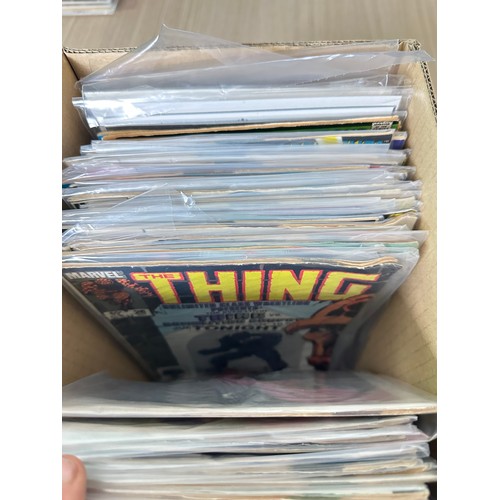 361 - LARGE BUNDLE OF 150+ MARVEL COMICS. Various Titles, Decades and Conditions. Mostly FN/VFN Condition.... 