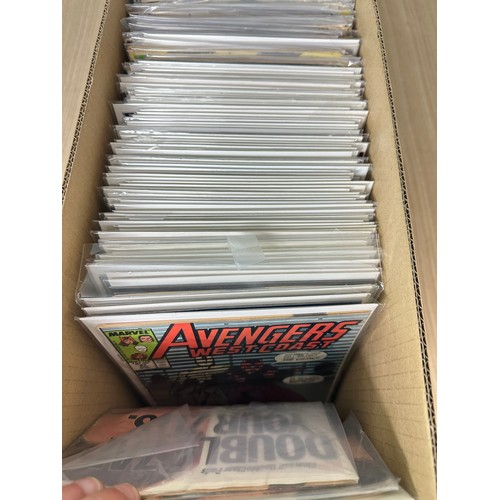 361 - LARGE BUNDLE OF 150+ MARVEL COMICS. Various Titles, Decades and Conditions. Mostly FN/VFN Condition.... 