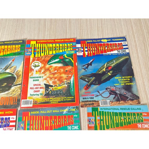 365 - THUNDERBIRDS UK COMIC #1 - 10. 1991. Various conditions. Mostly VG