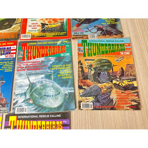 365 - THUNDERBIRDS UK COMIC #1 - 10. 1991. Various conditions. Mostly VG