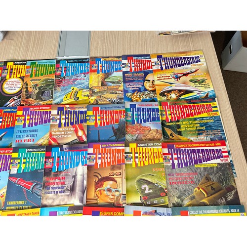 368 - THUNDERBIRDS UK COMIC BUNDLE 1991 ONWARDS. Various conditions. Mostly VG. 49 Comics in Total.