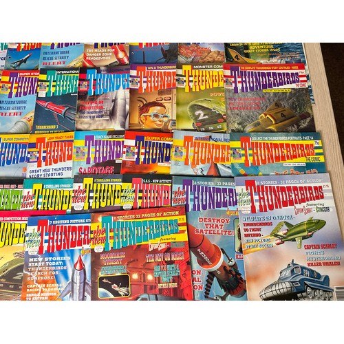 368 - THUNDERBIRDS UK COMIC BUNDLE 1991 ONWARDS. Various conditions. Mostly VG. 49 Comics in Total.