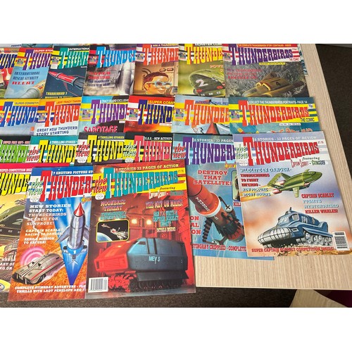 368 - THUNDERBIRDS UK COMIC BUNDLE 1991 ONWARDS. Various conditions. Mostly VG. 49 Comics in Total.