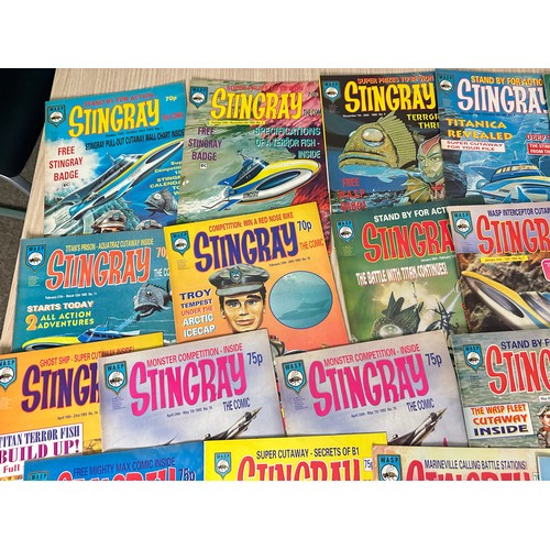 369 - STINGRAY UK COMICS. #1 - 24. Complete run, plus Stingray annual + issue of Stingray comic Vol 2.
All... 