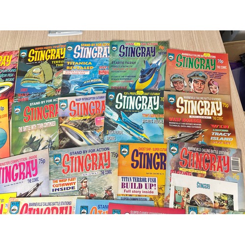 369 - STINGRAY UK COMICS. #1 - 24. Complete run, plus Stingray annual + issue of Stingray comic Vol 2.
All... 