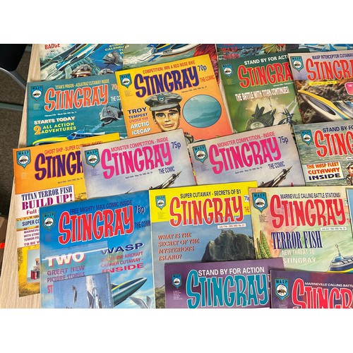 369 - STINGRAY UK COMICS. #1 - 24. Complete run, plus Stingray annual + issue of Stingray comic Vol 2.
All... 