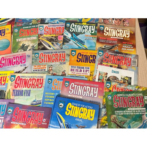 369 - STINGRAY UK COMICS. #1 - 24. Complete run, plus Stingray annual + issue of Stingray comic Vol 2.
All... 