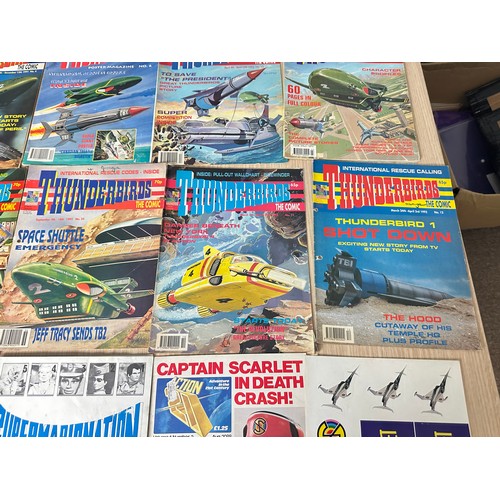 372 - THUNDERBIRDS / GERRY ANDERSON Related Magazines and Memorabilia, Including Poster magazines, comics ... 