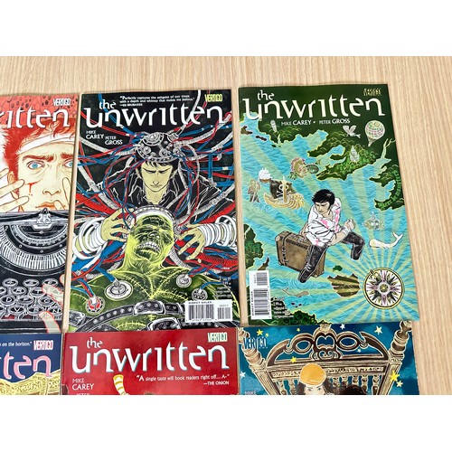 378 - THE UNWRITTEN #1 - 12. Vertigo comics 2009. Run of first 12 consecutive comics. FN Condition.