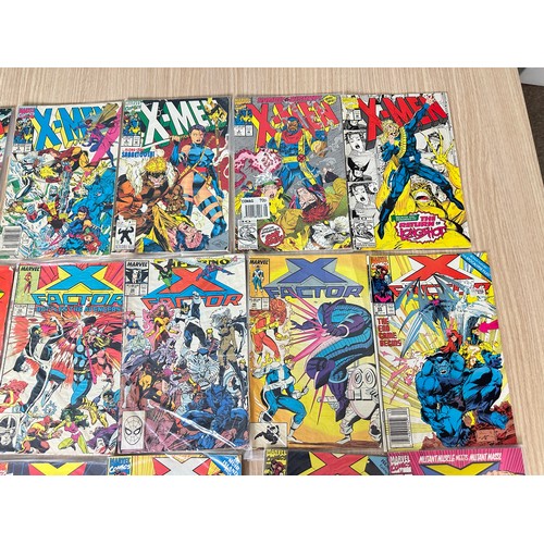 380 - X-MEN RELATED BUNDLE OF 17 Comics featuring X-Men Vol. 2 and X-Factor Comics. VG/FN Condition.