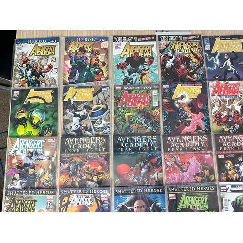 382 - AVENGERS ACADEMY #1 - 39. Complete Series Run. Many 1st Apps inc Mettle, Striker, Veil, Finesse. Mar... 