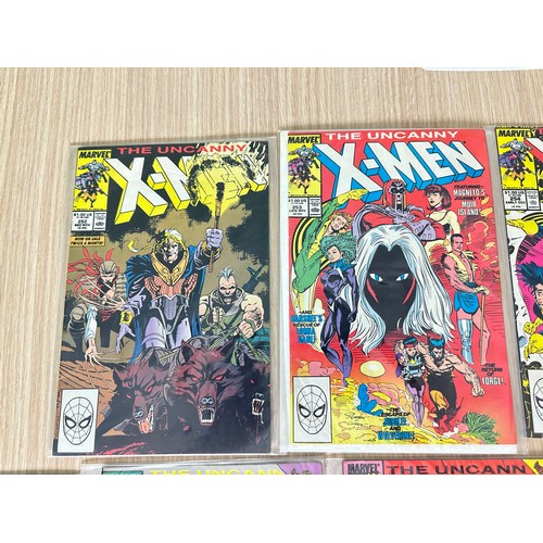 385 - UNCANNY X-MEN #252 - 265. Consecutive run of 14 Comics. Marvel Comics 1989/90. Includes key comics #... 