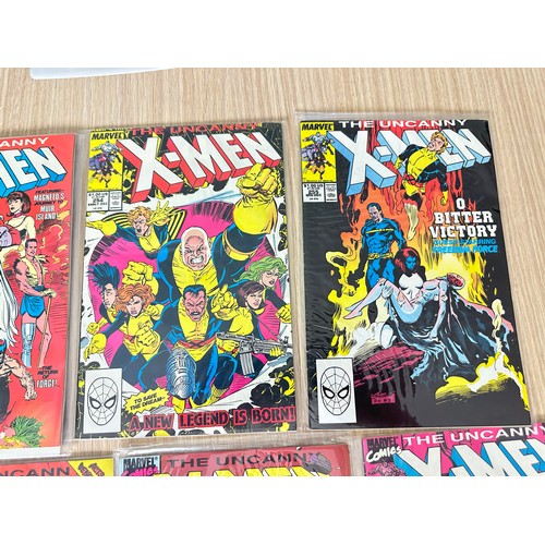 385 - UNCANNY X-MEN #252 - 265. Consecutive run of 14 Comics. Marvel Comics 1989/90. Includes key comics #... 