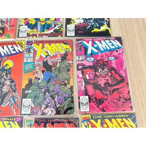 385 - UNCANNY X-MEN #252 - 265. Consecutive run of 14 Comics. Marvel Comics 1989/90. Includes key comics #... 