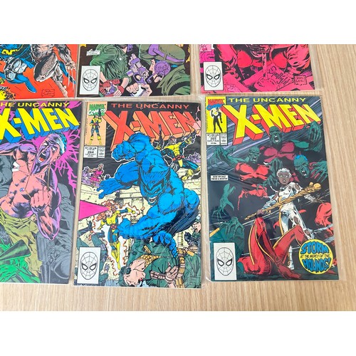 385 - UNCANNY X-MEN #252 - 265. Consecutive run of 14 Comics. Marvel Comics 1989/90. Includes key comics #... 