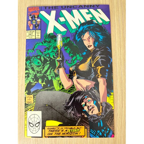 386 - UNCANNY X-MEN #266 + 267. FIRST & SECOND COVER APP'S OF GAMBIT. #266 is an important key comic in th... 