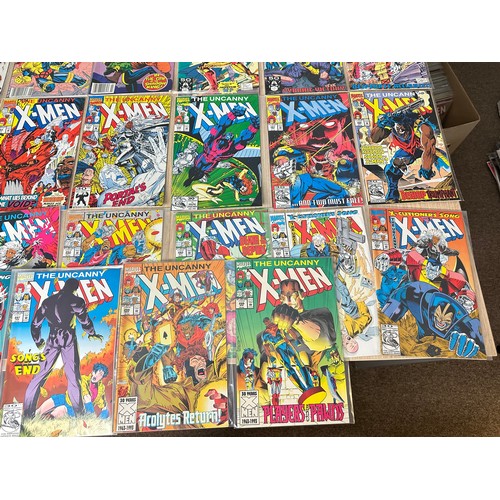 387 - UNCANNY X-MEN #268 - 299. Consecutive run of 32 Numbered comics. Marvel Comics 1990 - 1993.  Include... 