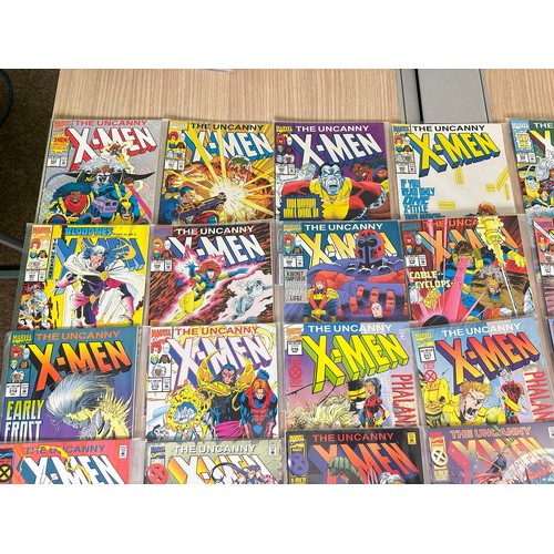 388 - UNCANNY X-MEN #300 - 350. Consecutive run of 52 Numbered comics. Marvel Comics 1993 - 1997.  Include... 