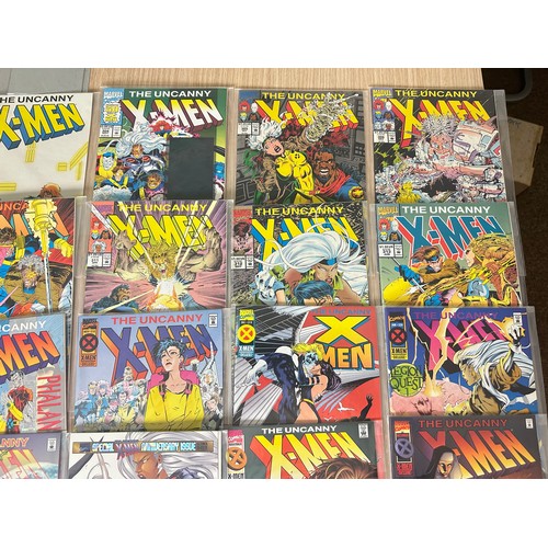 388 - UNCANNY X-MEN #300 - 350. Consecutive run of 52 Numbered comics. Marvel Comics 1993 - 1997.  Include... 