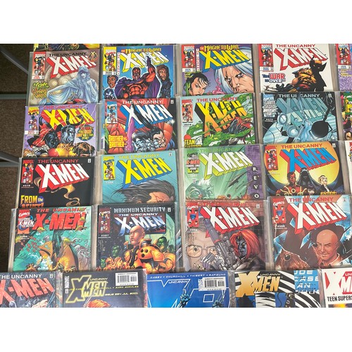 389 - UNCANNY X-MEN #351 -  400. Consecutive run of 50 Numbered comics. Marvel Comics 1998 - 2001.  Includ... 