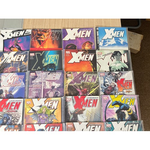 390 - UNCANNY X-MEN #401 - 449. Consecutive run of 49 Numbered comics. Marvel Comics 2002 - 2004.  Include... 