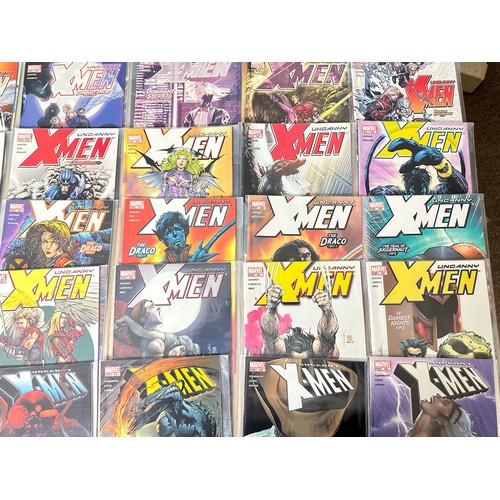 390 - UNCANNY X-MEN #401 - 449. Consecutive run of 49 Numbered comics. Marvel Comics 2002 - 2004.  Include... 