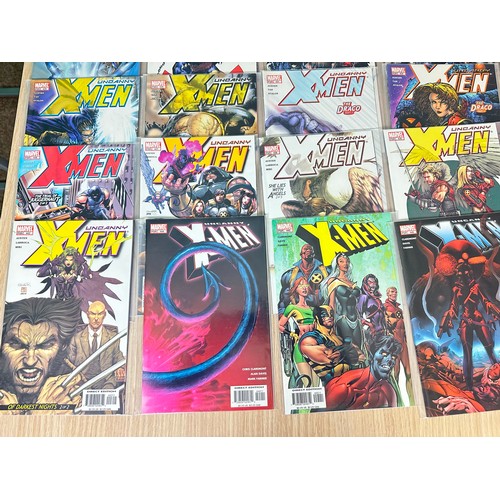 390 - UNCANNY X-MEN #401 - 449. Consecutive run of 49 Numbered comics. Marvel Comics 2002 - 2004.  Include... 