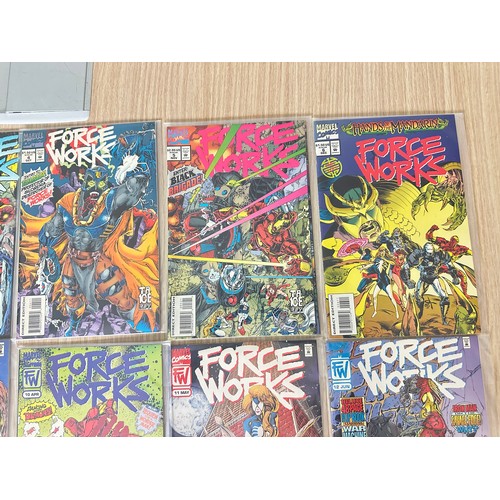 394 - FORCE WORKS #1 - 22. Complete set of 22 series comic set. Marvel Comics 1994. All VFN Condition. All... 