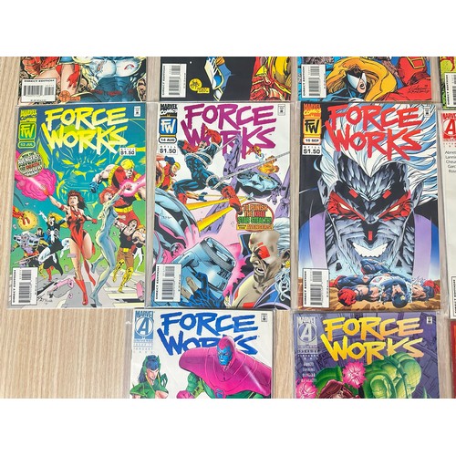 394 - FORCE WORKS #1 - 22. Complete set of 22 series comic set. Marvel Comics 1994. All VFN Condition. All... 