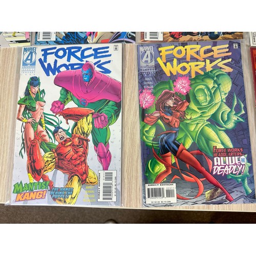 394 - FORCE WORKS #1 - 22. Complete set of 22 series comic set. Marvel Comics 1994. All VFN Condition. All... 