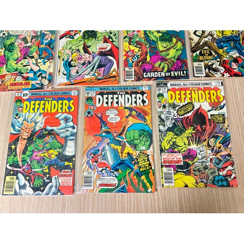 396 - DEFENDERS - #30 - 40. Consecutive numbered run of Bronze-Age Marvel Comics 1975/6. Includes #32 - 1s... 