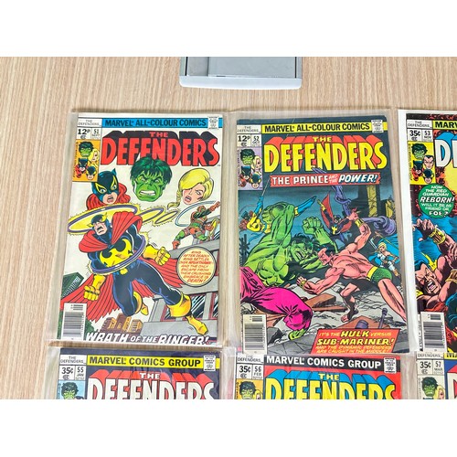 398 - DEFENDERS - #51 - 65. Consecutive numbered run of Bronze-Age Marvel Comics 1977/8. Includes #52 - 1s... 