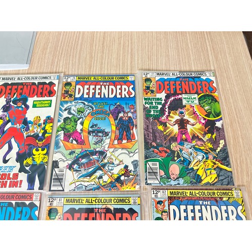 399 - DEFENDERS - Bronze-Age bundle of 14 comics. Featuring #73,74,76,77,79-82,86-90,96. 14 Comics in tota... 