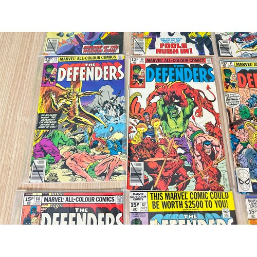 399 - DEFENDERS - Bronze-Age bundle of 14 comics. Featuring #73,74,76,77,79-82,86-90,96. 14 Comics in tota... 