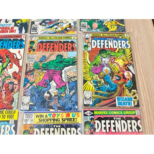 399 - DEFENDERS - Bronze-Age bundle of 14 comics. Featuring #73,74,76,77,79-82,86-90,96. 14 Comics in tota... 