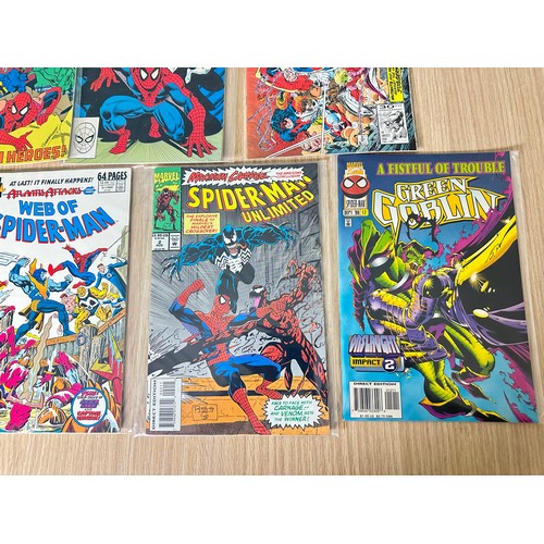 404 - SPIDER-MAN BUNDLE OF COMICS. 13 Comics in total
Featuring:
Amazing Spider-man #282 & 415
Amazing Spi... 