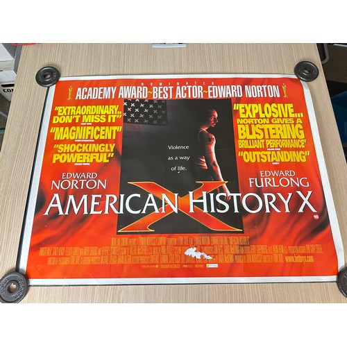 586 - COLLECTION OF 10 X HOLLYWOOD MOVIE ORIGINAL QUAD CINEMA MOVIE POSTERS. 
Featuring:
 Unbreakable, Abo... 