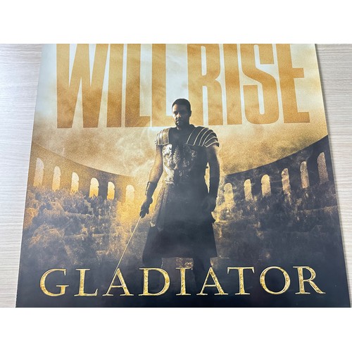 578 - GLADIATOR - ORIGINAL US ONE-SHEET MOVIE CINEMA POSTER. (2000) Starring Russell Crowe.  Near Mint Con... 