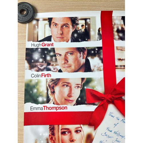 579 - LOVE ACTUALLY ORIGINAL US ONE-SHEET MOVIE CINEMA POSTER. (2003) ICONIC ORIGINAL POSTER. NEAR MINT CO... 