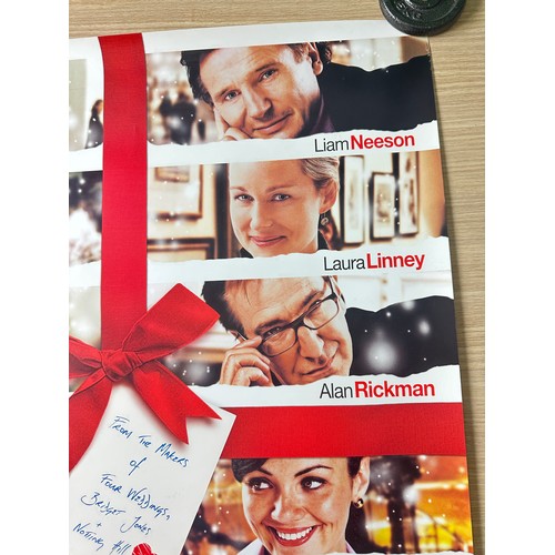 579 - LOVE ACTUALLY ORIGINAL US ONE-SHEET MOVIE CINEMA POSTER. (2003) ICONIC ORIGINAL POSTER. NEAR MINT CO... 