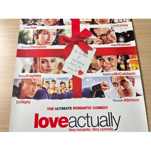 579 - LOVE ACTUALLY ORIGINAL US ONE-SHEET MOVIE CINEMA POSTER. (2003) ICONIC ORIGINAL POSTER. NEAR MINT CO... 