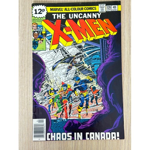 407 - UNCANNY X-MEN #120. Marvel Comics 1979. 1st Cameo App of Alpha Flight. VFN Condition. Bagged & Board... 