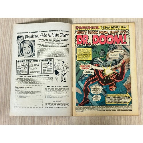 409 - DAREDEVIL #37. Marvel Comics 1968. Battle of Daredevil vs Doctor Doom. FN Condition. Bagged & Boarde... 