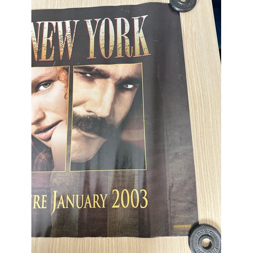 581 - GANGS OF NEW YORK. (2002). Original UK Quad Cinema Movie Film Poster. Measuring 30