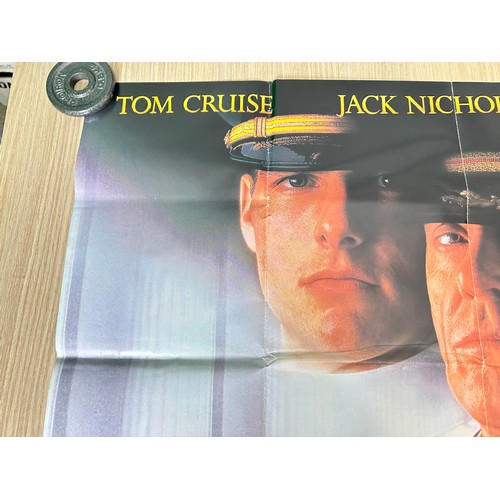 575 - A FEW GOOD MEN (1992). Original UK Quad Movie Film Poster. Double-sided. Folded. Measures 30