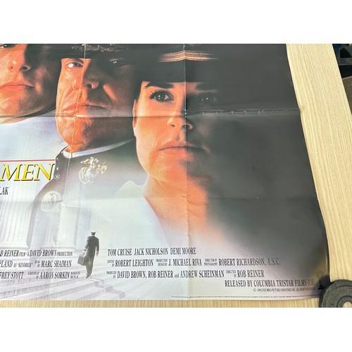 575 - A FEW GOOD MEN (1992). Original UK Quad Movie Film Poster. Double-sided. Folded. Measures 30