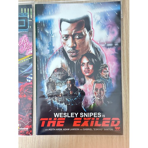 426 - THE EXILED: WESLEY SNIPES #1 x 2 covers - Standard & Variant Covers. WhatNot/Massive Comics 2023. NM... 